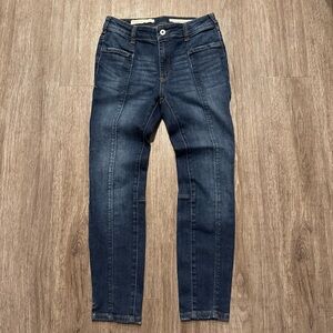 Pilcro and the Letterpress Dark Blue Denim Leggings